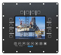 Saber PanelMount 6.5 Rugged LCD Monitor with Custom Function Buttons